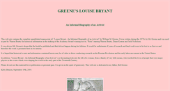 Desktop Screenshot of louisebryant.com